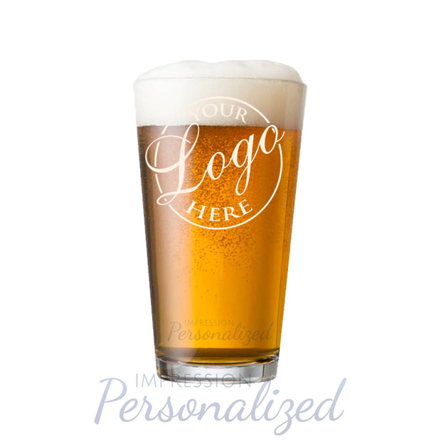 Personalized Laser Etched Beer Glass