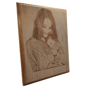 Laser Engraved Photo on Wooden