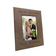 Personalized Leather Photo Frame