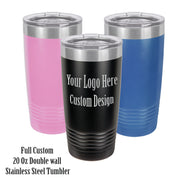 Personalized Stainless Steel Insulated Coffee Travel Tumbler